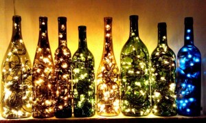 Luminária romântica no estilo natalino