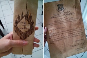 Presente inspirado em Harry Potter