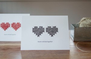 hearts stitched together10 Inspire se! 10 Dicas Coloridas/Dia dos Namorados