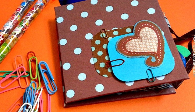 Sorteio! Mini álbum em scrapbook