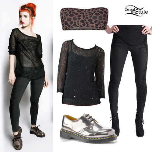 hayley-williams-skeleton-leggings-outfit