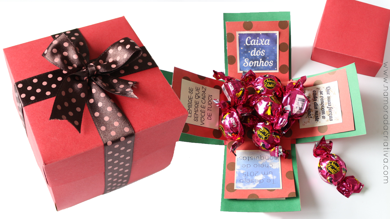 Caixa dos Sonhos – Presentinho para amigos e familiares no Natal | Namorada  Criativa - Por Chaiene Morais