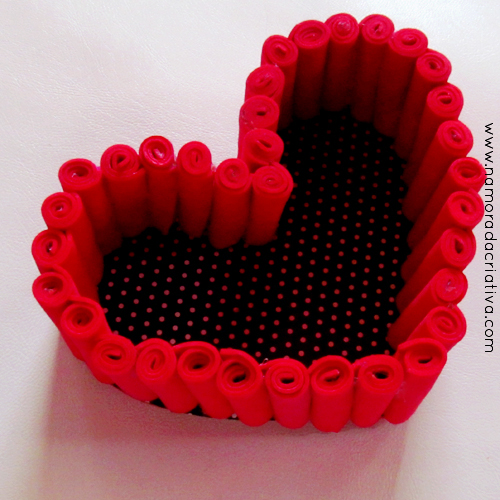 DIY: Cestinha em formato de coração