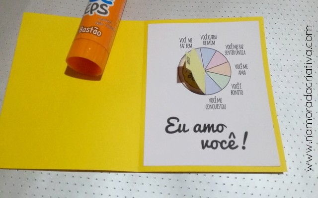 DIY - Cartão Divertido para os Amantes de Pizza - Namorada Criativa - 06