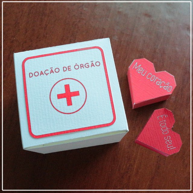 DIY: Caixa Doação de Órgão