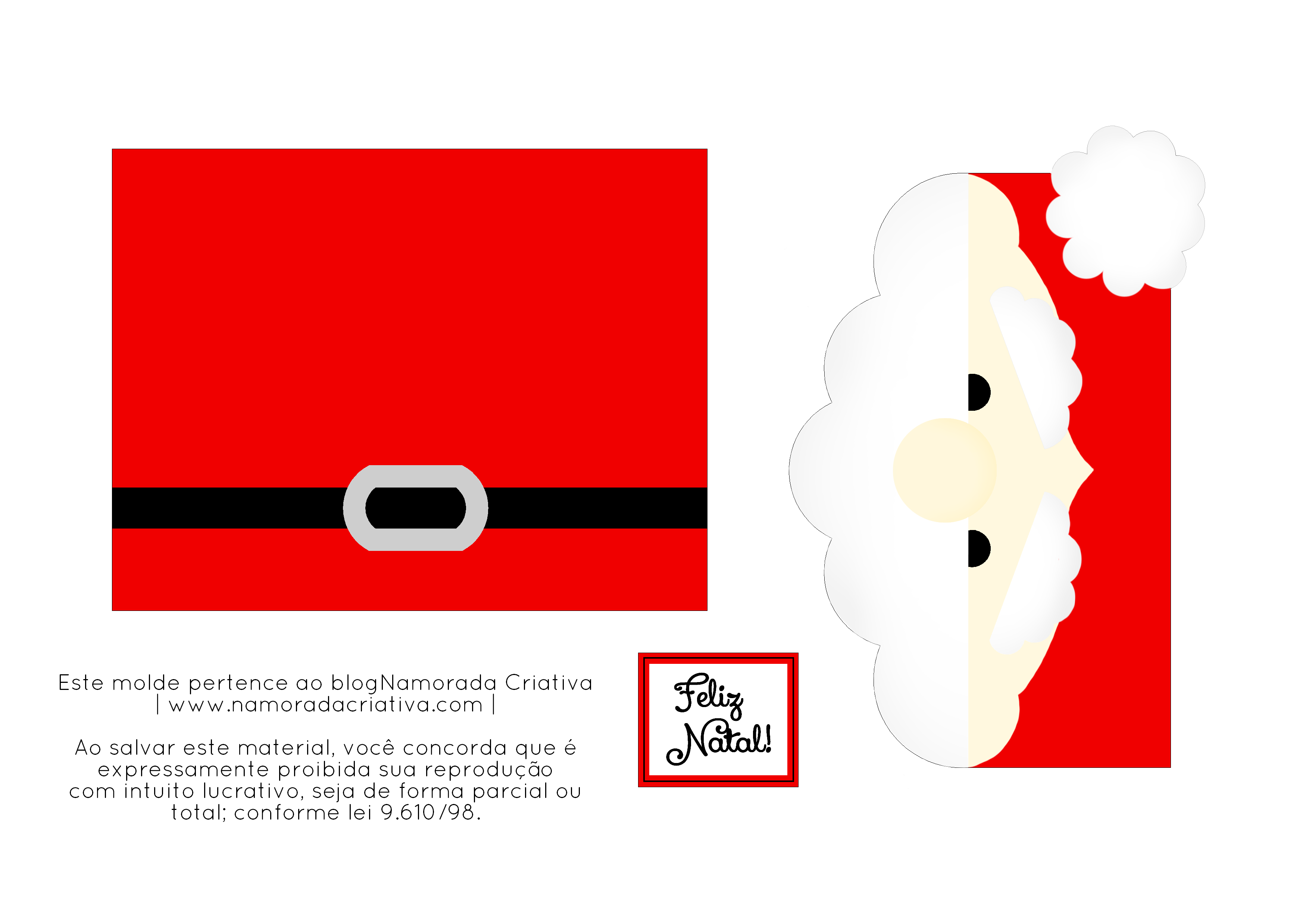 DIY: Carta/ cartão Papai Noel | Namorada Criativa - Por Chaiene Morais DIY: Carta/ cartão Papai Noel | Namorada Criativa - Por Chaiene Morais