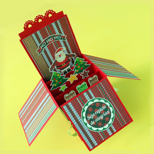 DIY: Card in a Box de Natal