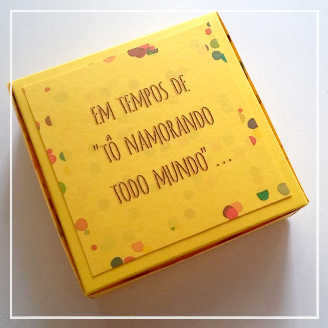 DIY de Carnaval – Caixinha “tô namorando todo mundo”