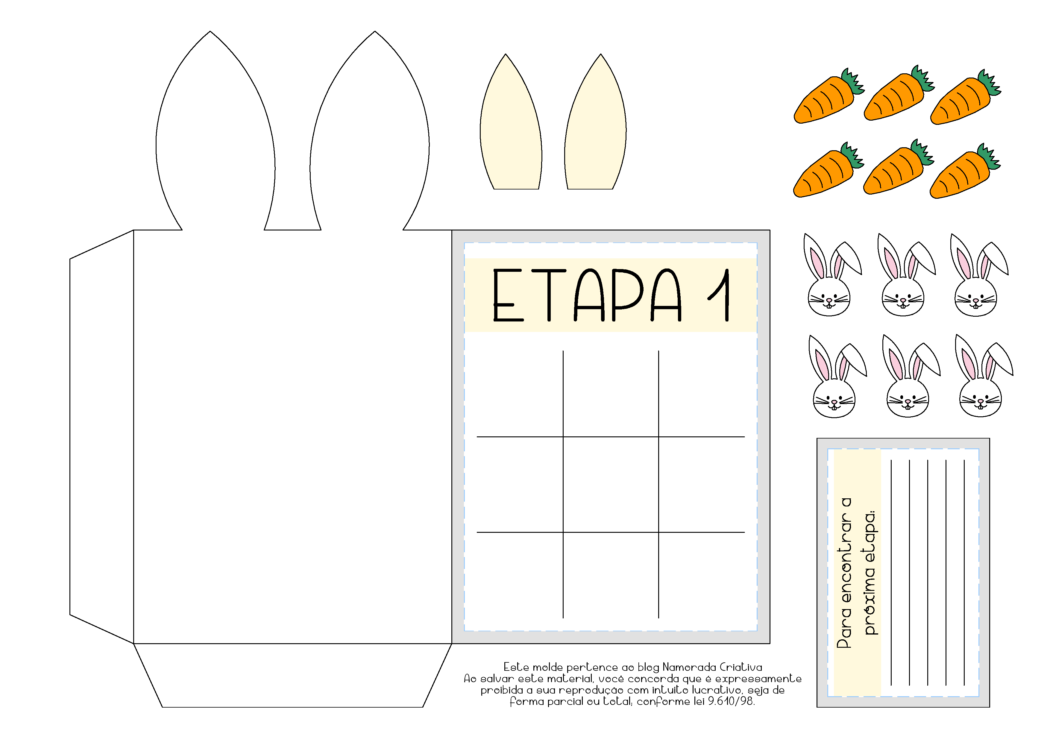 DIY Páscoa: Joguinhos para Caça ao Presente