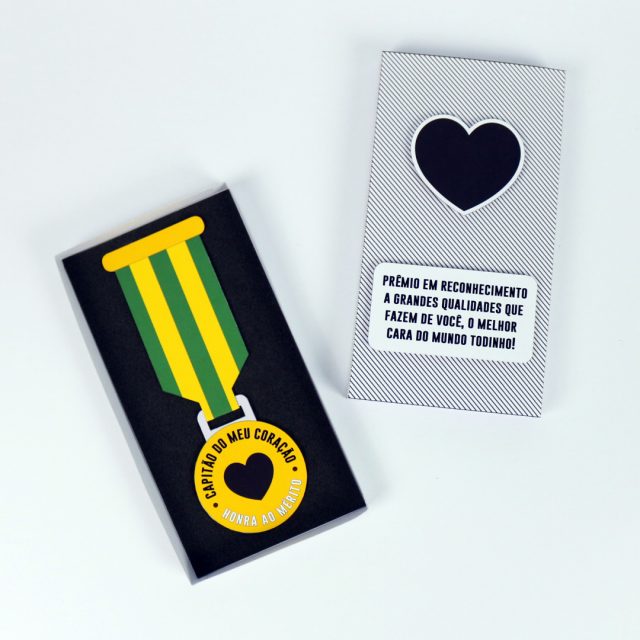 DIY: Medalha Capitão do Meu Coração