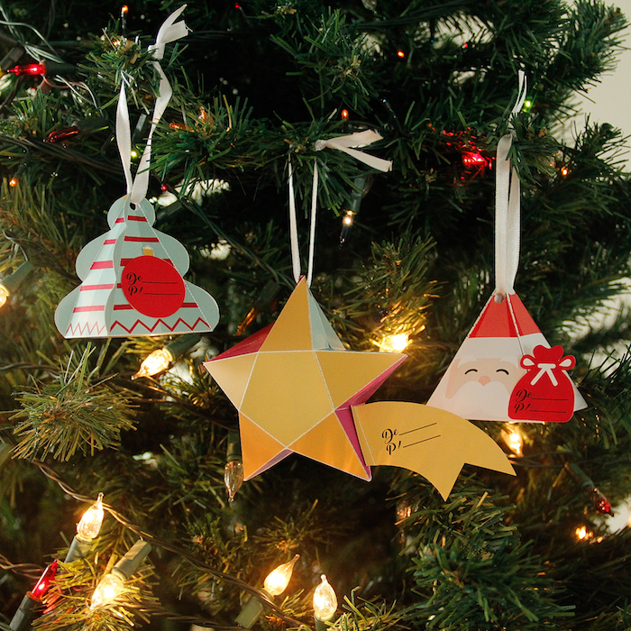 DIY: Caixinha de presente para pendurar na árvore de Natal | Namorada  Criativa - Por Chaiene Morais