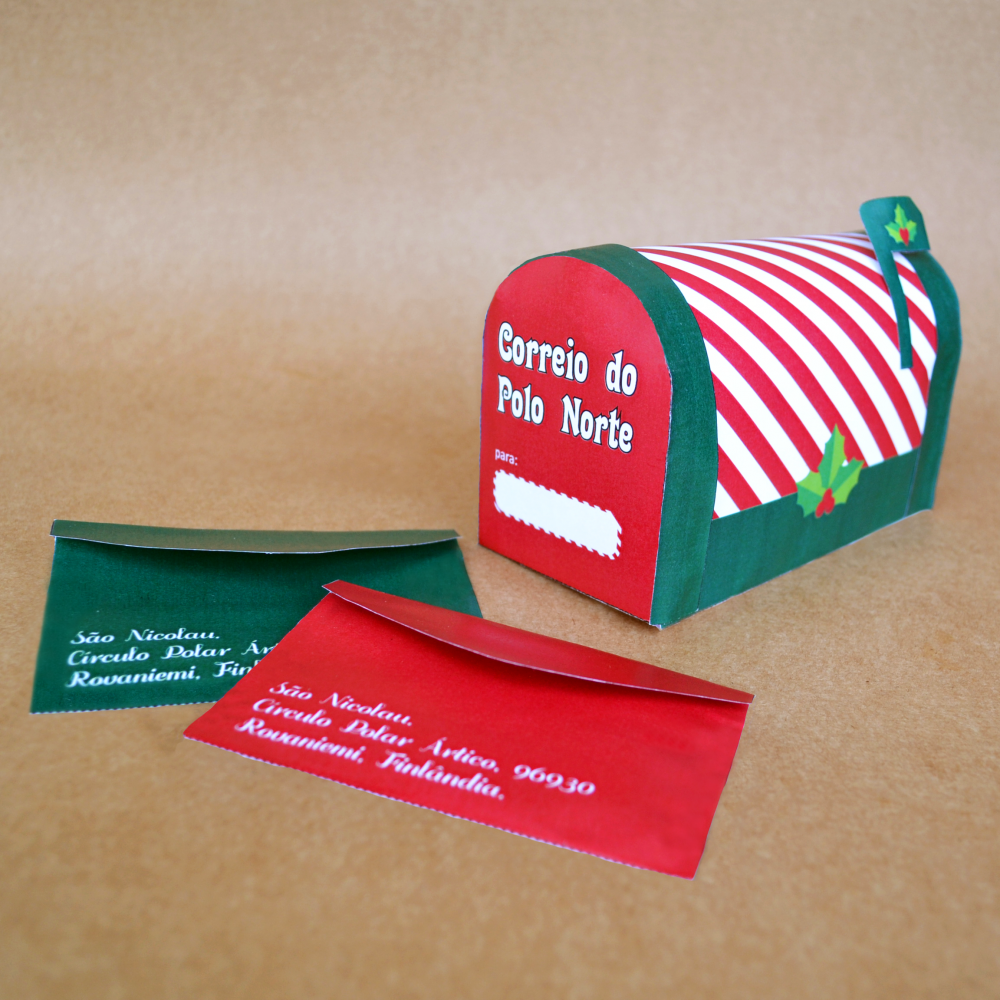 DIY: Correio do Polo Norte | Namorada Criativa - Por Chaiene Morais, image size:1000x1000
