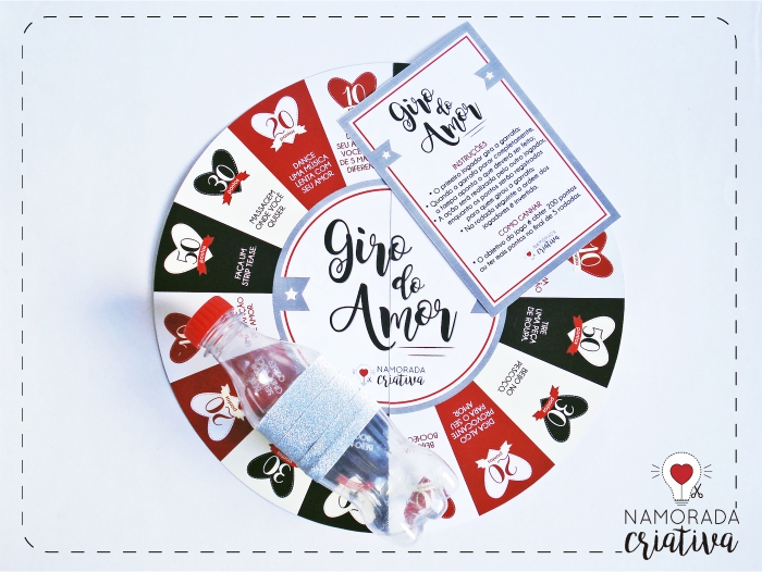 DIY Valentine's Day: Jogo “Giro do Amor”