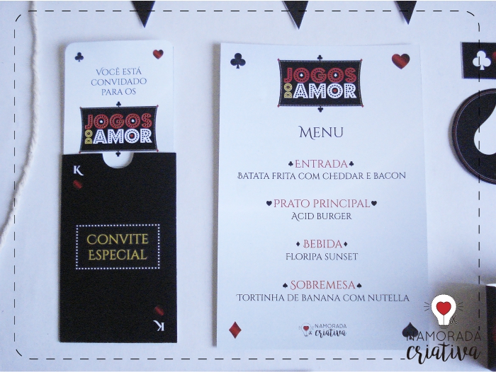 DIY: Kit digital “Jogos do amor”  Namorada Criativa - Por Chaiene Morais