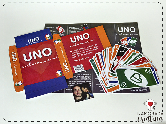 Jogo de cartas UNO personalizado