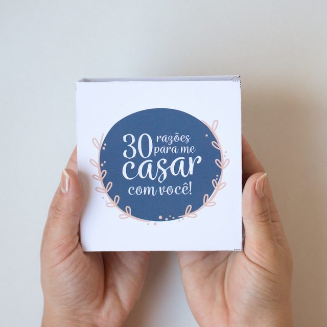 DIY: 30 Razões Para Me Casar Com Você