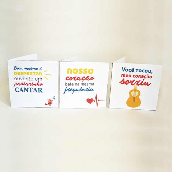 DIY: 3 cartões para namorado músico (ou que gosta muito de música)