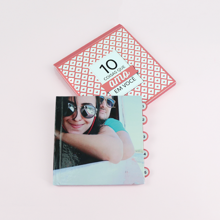 DIY: Caixa e tags para fotolivro – 10 coisas que amo em você