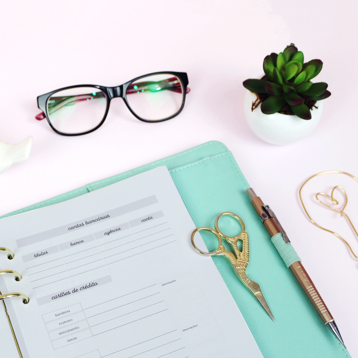 Licença Comercial – Inserts para planner (autocuidado, financeiro e literário)