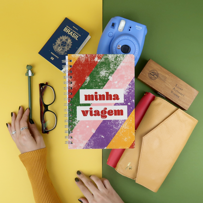 Planner de viagem para imprimir e montar em casa