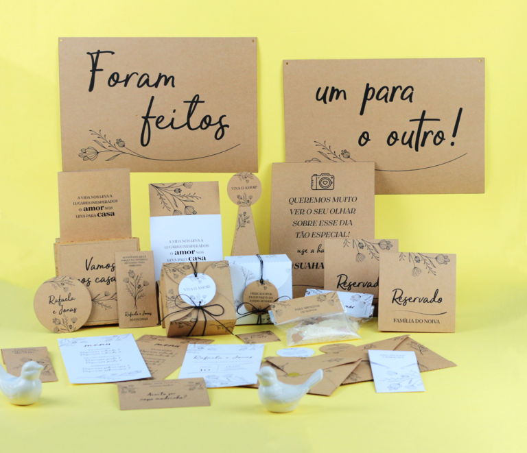 Papelaria de Casamento para Imprimir | Namorada Criativa - Por Chaiene