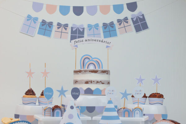 Kit Aniversário - Tons de azul - Image 2