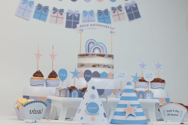 Kit Aniversário - Tons de azul - Image 3