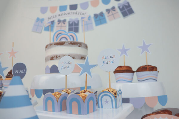 Kit Aniversário - Tons de azul - Image 7