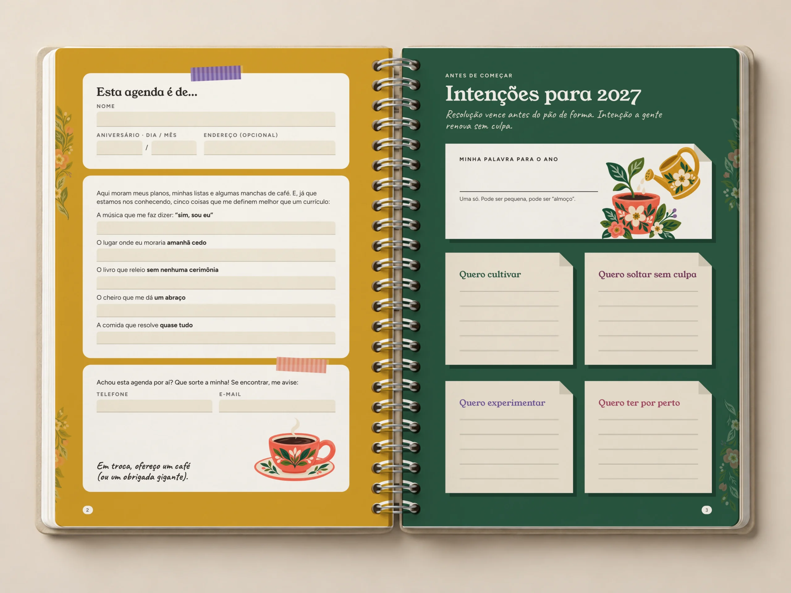 Planner "Alegria Cotidiana" 2027 - para imprimir - Image 6